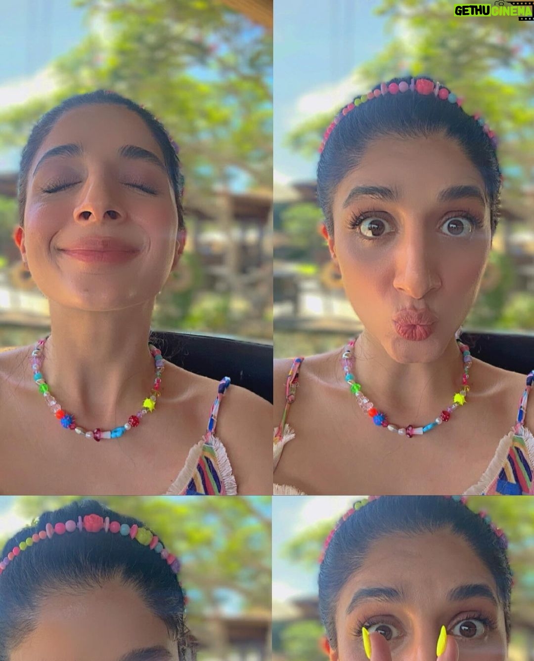 Mawra Hocane Instagram - Sunshine girls and neon dreams 💅🏻🎨 #balibaby 🍍 @ayanaresort AYANA Resort BALI