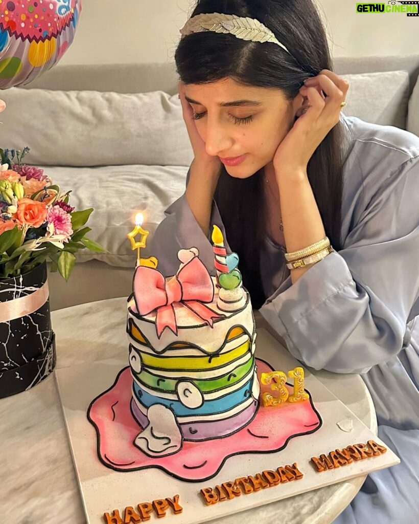 Mawra Hocane Instagram - I had the best year of my life.. what more can I wish for? just grateful #31 🎂☺️ Ty @bake.inn for the best cake!