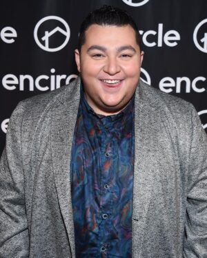 Max Talisman Instagram - Encircle’s Queer Holiday Party 🎁🏳️‍🌈
Styling by @styledbyambika 
Grooming by @robertti 
Shirt by @robertgrahamnyc 
Jacket by @johnnybiggusa
Haircut & Styling by @hairbyrmz and @southpawlosangeles
