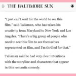 Max Talisman Instagram - Had the most spectacular time chatting with the @baltimoresun about @thingslikethismovie and what growing up as a Maryland boy was like! Swipe to check out the full thing and go @orioles!! ❤️‍🔥💫 Photo by @eyeattracti0n Styling by @styledbyambika Makeup and grooming by @robertti Baltimore, Maryland