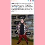Max Talisman Instagram - OMG millennial life goal achieved! I’m on a BuzzFeed list 💙 Thank you so much @buzzfeed & @buzzfeedceleb for including me on such an special list featuring a few of my heroes. More soon!
