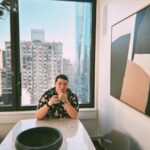 Max Talisman Instagram - NYC, center of the universe 💙 Had the most incredible business trip last week in NYC. NYC will always be my home and I can’t wait to move back. In the meantime grateful to @arlohotels for creating the perfect home away from home 💞 All shirts are by @johnnybiggusa 💫 Arlo Hotel Midtown Manhattan