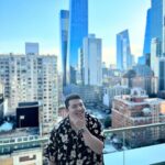 Max Talisman Instagram - NYC, center of the universe 💙 Had the most incredible business trip last week in NYC. NYC will always be my home and I can’t wait to move back. In the meantime grateful to @arlohotels for creating the perfect home away from home 💞 All shirts are by @johnnybiggusa 💫 Arlo Hotel Midtown Manhattan