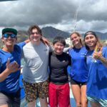 Maxwell Acee Donovan Instagram - Literally the best time ever with @hawaiidolphinswim !! Such an incredible day out on the water, I can’t believe I got to swim with the sea turtles 🎉🎉 thank you guys so much!!! If you’re ever in Hawaii, you have to check them out and go for a tour! Best crew ever 🤙 Oahu, Hawaii