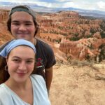 Maxwell Acee Donovan Instagram - HAPPY EARTH DAY! This is from a trip we took last summer to Bryce Canyon National Park! We are constantly in awe of the beauty of nature. Please help us help Earth by making a donation this Earth Day. 🌍💙 Link in bio! #EarthDay #NaturesNegotiators #BryceCanyon #EarthsBeauty #Preservation (Regarding the last video: we love Earth so much we snuck our cat into a national park so she could enjoy it too! Donate, donate now. Or else the cat gets it.) (Also also, don’t mention that my sister posted this before me cause she’ll say I’m not as cool as her 😐)