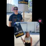 Maxwell Acee Donovan Instagram - Picket pt.2 So incredible to see so many idols on the picket line!! Y’all are amazing! Los Angeles, California
