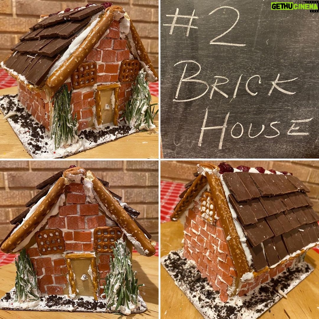 Maya Erskine Instagram - Annual Angarano Gingerbread house competition that they let me participate in. Please vote in the comments 1-10. I spent way too much time on this house. 🎅🏽