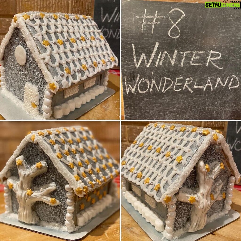 Maya Erskine Instagram - Annual Angarano Gingerbread house competition that they let me participate in. Please vote in the comments 1-10. I spent way too much time on this house. 🎅🏽