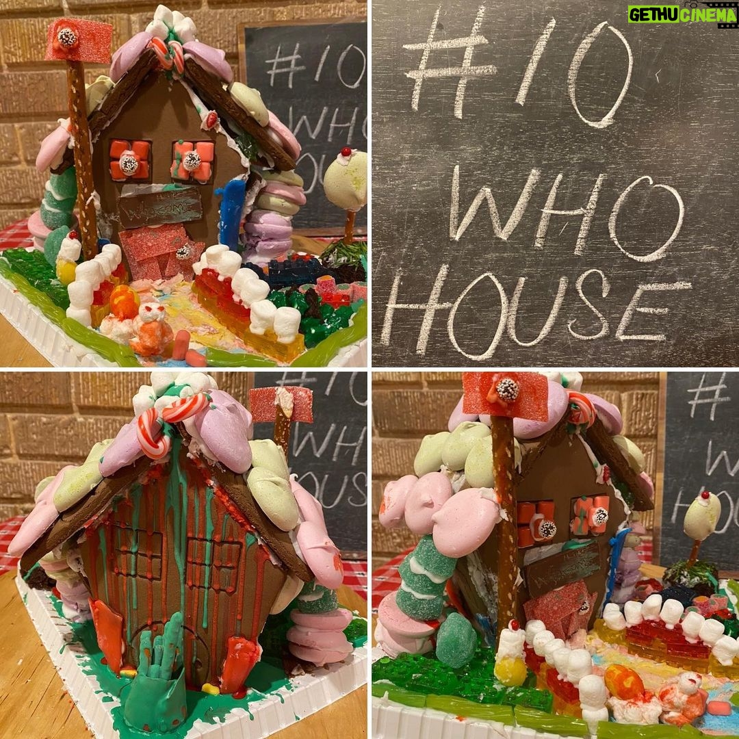Maya Erskine Instagram - Annual Angarano Gingerbread house competition that they let me participate in. Please vote in the comments 1-10. I spent way too much time on this house. 🎅🏽