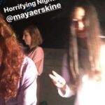Maya Erskine Instagram - John and Yoko but also, the girl from the ring. ❤️🎃