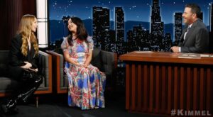Maya Erskine Instagram - Gonna post a lot right now Bc it’s day of the show y’all. Always a joy to talk about our embarrassing stories with @jimmykimmellive and @annaryankonkle ❤️💕 thank you for having us!! @pen15show