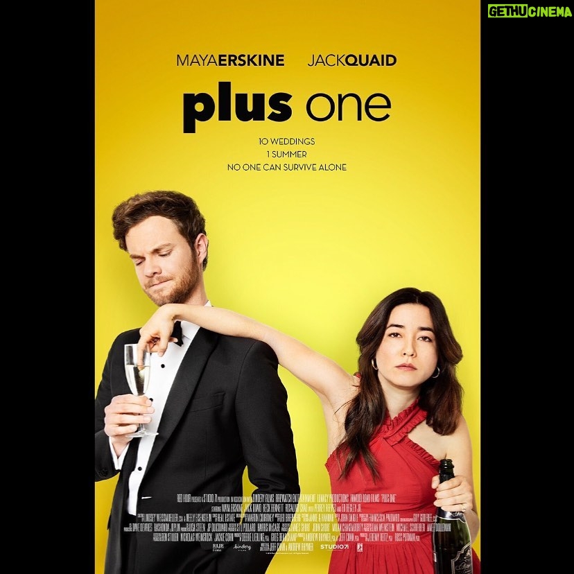 Maya Erskine Instagram - @plusonemovie is coming out in two weeks on June 14th. I am told it’s a “goddamn classic” (by the directors). I am so excited for you all to finally get to see it. ☺