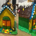 Maya Erskine Instagram - 2023 Angarano gingerbread contest!! Votes in the comments: 1. Reindeer Roost 2. Enchanting Icing Estate 3. Mid-Century Modern 4. Stump 5. Nathan’s Revenge 6. Santa’s Hideaway 7. A Charlie Brown Christmas 8. ChristmasSsSsSsS