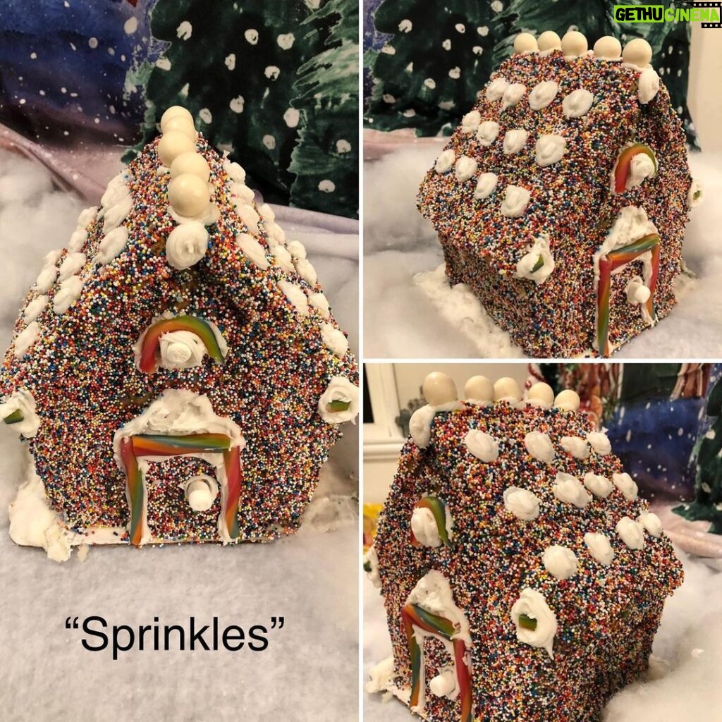Maya Erskine Instagram - The annual Angarano Gingerbread contest is here. If you’d like, please vote your top in the comments. Polls are open for 24 hours. Thank you and merry Christmas. 🌈🍬