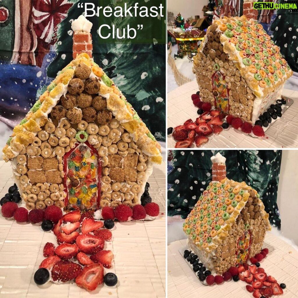 Maya Erskine Instagram - The annual Angarano Gingerbread contest is here. If you’d like, please vote your top in the comments. Polls are open for 24 hours. Thank you and merry Christmas. 🌈🍬