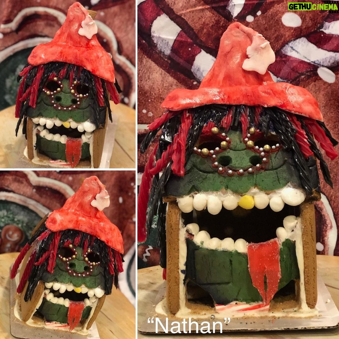 Maya Erskine Instagram - The annual Angarano Gingerbread contest is here. If you’d like, please vote your top in the comments. Polls are open for 24 hours. Thank you and merry Christmas. 🌈🍬