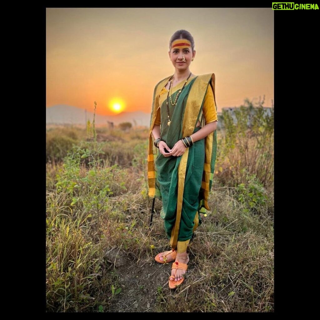 Mayuri Wagh Instagram - Ashirwad Tuza Ekvira Aai…🙏🏼 . . . #ashirwadtuzaekviraaai #ekviraaai #beingactress #actorslife #new #character #blessed #mayuriwagh #marathiactress