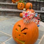 Meaghan B. Murphy Instagram – Punk is not dead! ☠️🍭 This punk-in 🎃 doubles as a candy dispenser for trick-or-treaters! 👻

#pumpkinseason #pumpkins #pumpkin #pumpkincarving #punk #punkrock #lollipop #lollipops #halloweendecor Halloween Headquarters
