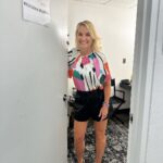 Meaghan B. Murphy Instagram - I should write a caption... 📸 #1: Post-show glow! 🤩 Tamron said my outfit was VMA-worthy. YAY! I told her I was an MTV host in the 90s. Woot! Roy was a good sport with really fun pants. I'm going to help him shop for new dishes. P.S. 🛍️ Use code MEAGHAN15 to save 15% at @crosbybymollieburch 📸 #2: Me aggressively fan-girlling over Cedric the Entertainer. I look like I bite. 🧛🏻‍♂️ LOL 📸 #3: Attempting a Cedric selfie with my short arms. 📸 #4: Success! 📸 #5: Hanging with Saint who totally humored me when I said, "I'm not cool. Can you just tell me why you're amazing so my kids don't call me lame when they see you on the show and realize I didn't get a pic?!" By the way, turns out he's an INCREDIBLE singer. 🎤👩‍🎤His magical voice sneaks unexpectedly out of his body and gives you shivers. 📸 #5: Reunited with producer extraordinaire @marcandrewlupo 🙌🏽 📸#6 My own dressing room 🎤 ⬇️😊 #tamronhall #cedric #tv #ootd #mtv #tamronhallshow Tamron Hall Show