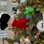 Meaghan B. Murphy Instagram - How do you not buy mechanical Santa legs?! 🎅🏻 😜 #christmastree #christmasdecor #christmas #christmasfun #christmasfunny #santa Santa Claus Ho Ho Ho