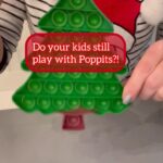 Meaghan B. Murphy Instagram - Remember when Poppits were the hot toy?! Use them as chocolate molds now that the kids are over them. So easy! Rinse in soap water. Then, fill holes with M&Ms; cover with melted chocolate. Let chill, then start popping! Also! Sm@I the only one who like white chocolate?! #holidayrecipes #holidaytreats #poppit #whitechocolate #chocolate #holidaydesserts Holiday House