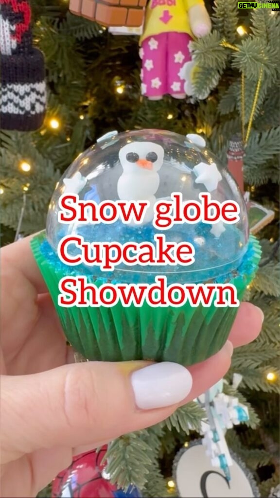 Meaghan B. Murphy Instagram - We put a Team Murphy spin on the snow globe cookies/cupcakes that have gone viral. Which is your favorite? 🧁 #1 Marshmallow ⛄️ My hubs says this looks the most like a snow globe. I felt like a surgeon sticking his sprinkle nose on with icing. 🧁 #2 Rudolph 🦌 Brooks says I make too many reindeer crafts 👎🏼 BUT I had the parts leftover from our eggnog treats 🤔 🧁#3 Olaf-ish Worth melting for? 😜 Needed to do something with all those marshmallows 🧁#4 It’s a wreath, OK?! 🧁#5 Gone fishing 🎣 Some people eat fish on Christmas Eve… Thanks for playing! These are actually #glutenfree @simplemills banana 🍌 muffins. The globes are half of a plastic ornament. I had a bunch in my craft closet. We love them for diy projects. #cupcakes #cupcakedecorating #cupcakesofinstagram #snowglobe #snowglobes #snowglobecookies #familydessert #funwithfood Holiday Headquaters