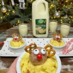 Meaghan B. Murphy Instagram - I am 100% Team Eggnog! I LOVE a seasonal beverage. And when I’m not dunking #glutenfree cookies in it, I’m making the easiest-ever #eggnog pudding for the fam using @tuscandairy. Tuscan is a farmer owned-brand, so using it is supporting family farmers right in the community (yay!). You’ll need: 2 cups Tuscan Dairy Eggnog 1 1 oz package of vanilla instant pudding mix Optional: Sprinkle of cinnamon for garnish Makes 4 servings How to: Beat pudding mix with 2 cups cold eggnog with whisk for 2 minutes. Pudding will be soft-set in 5 minutes. Now let’s make the reindeer donut holes. You’ll need: 4 donut holes 8 candy eyes 4 red candies 10 mini pretzels 1 tube icing Using icing as “glue,” attach candy eyes + red candy nose to each donut hole. Press two mini pretzel “antlers” into each donut hole. Pop each donut hole in a pudding dish. Sprinkle with cinnamon for fun. #eggnog #tuscandairy #ad #holidaytreat #milkmakesitmerrier #gonnaneedmilk Holiday Headquaters