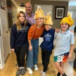 Meaghan B. Murphy Instagram - Grateful for the one day each year that I get to wear my pumpkin pie earrings & wear matchy drumstick hats with these turkeys. 🦃 Gobble, gobble, friends! #thanksgiving #pumpkinpie #pumpkinseason #turkeyhat #bridgewater #njfamily Turkey Lake