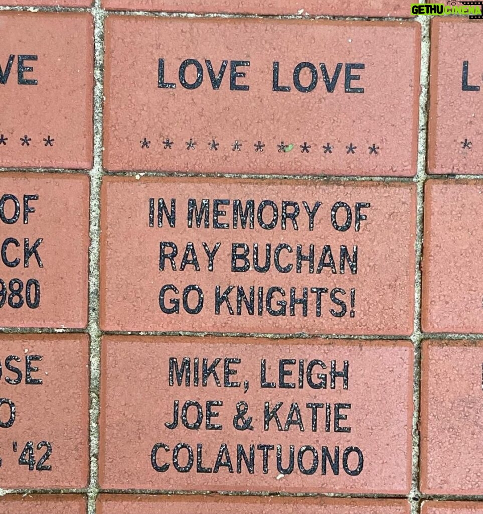 Meaghan B. Murphy Instagram - Tomorrow isn’t promised. 😇 Today I wear purple for #worldpancreaticcancerday & cherish the memories of my Pop. (Also, how cool is this memorial brick 🧱 at his happy place: @rutgersu ?!) Pancreatic Cancer is a miserable disease. The 5-year survival rate is a pathetic 9%! My Pop was gone in 4 months! (The second photo was taken right before he passed. His 11 grandkids got robbed of the most loving cheerleader!) Please consider supporting @pancan This organization is making major strides in detection & treatment. Love that my friend @mariamenounos is helping them amplify their work 🙏🏼 #pancan #pancreaticcancer #fcancer #cancersucks #ihatecancer