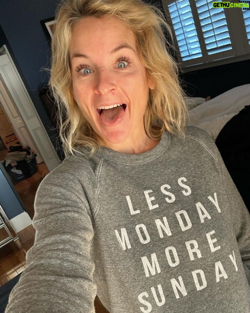 Meaghan B. Murphy Instagram - Less Monday, More Sunday! Double tap if you agree…or if you just want to compliment me on my epic bed head! #mondaymotivation #monday #mondaymood #mondayvibes #mondayquotes #mondaymorning #mondaymantra #mondaymonday Monday Monday