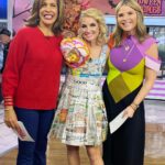 Meaghan B. Murphy Instagram - I thought we could all use some GOOD NEWS, 🗞️ so I decided to BE good news for Halloween!!! Like literally. In a DIY newspaper dress made out of happy headlines.📰⚡️🔋 Check out this epic upcycled dress covered in happy headlines, plus a little punny business, sports icons & totally ‘80s fun! Which costume is your favorite?! And now my Oscar speech, because this 4 minutes of television took a lifetime to pull off! 👏🏼Big HUGE thanks & YAY to: 📺 Producer extraordinaire @sclagett who knows I love a challenge 🎨Artist @michelesobel_fineart who is the creative genius (and Ghost Writer!) who made this all possible 💪🏽The literal good sports at @alphafitclub.shorthills 📼My “I Heart the ‘80s” crew who definitely never made a mix tape with the exception of Pac-Mom 💋Makeup magic by @sarahjeanne81 💈Redic glitter hair (and moral support) from @reelstyle_beauty Now I’m ready for Christmas! #halloween #halloweencostumes #todayshow #pacman #80s #messi #aaronrodgers #cocogauff #mspacman #rubikscube #mixtape The Today Show