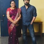 Meera Krishna, Meera Siva Instagram - With @iamkarthikraj 😊 #karthigaideepam #reelson #meerakrishna #karthikraj #instagram #instagood #instalike #instadaily #insta #instapic # @zeetamizh @zee5tamil