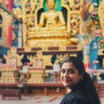 Meera Krishna, Meera Siva Instagram - Om Mani Padme Hum 🙏🏻 Tibetan Golden Temple At Coorg