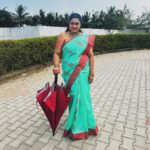 Meera Krishna, Meera Siva Instagram - Location clicks #karthigaideepam @zeetamizh @zee5tamil @sujaas_studios661