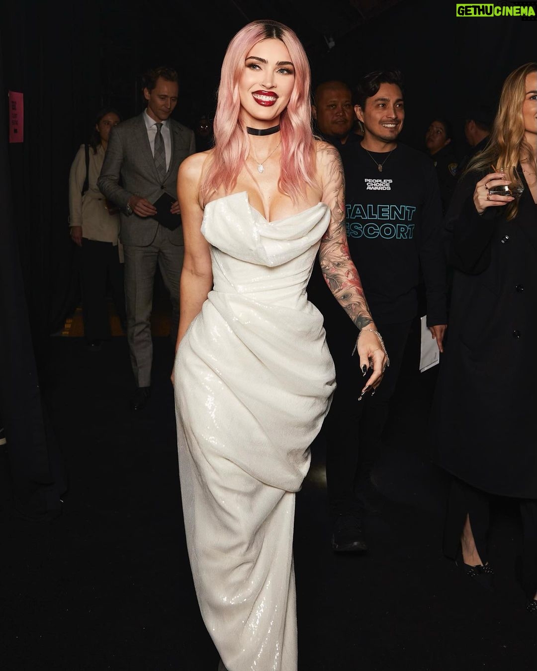 Megan Fox Instagram - jennifer’s prom dress x final fantasy cosplay (cursed bride edition)