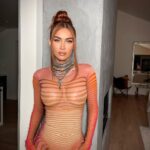 Megan Fox Instagram - before you start angrily typing- those are not my nipples, calm down. they are safely and completely hidden under nipple covers so no worries, we will all live another day without a rip in the space-time continuum
