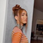 Megan Fox Instagram - before you start angrily typing- those are not my nipples, calm down. they are safely and completely hidden under nipple covers so no worries, we will all live another day without a rip in the space-time continuum