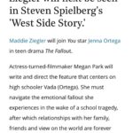 Megan Park Instagram – V excited to share this news. When the world is a safe, healthy place again we can’t wait to make this movie for you guys. Sending so much love (and healthy vibes) to each one of you… ❤️