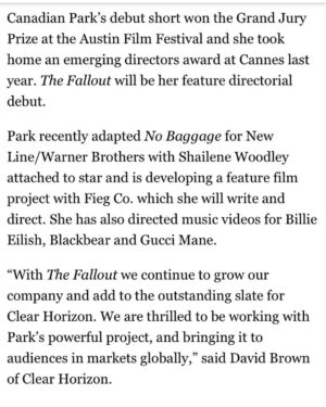Megan Park Instagram - Ummm.... pinch me v v v hard plz?! Beyond excited & grateful 😭🤩😭