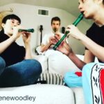 Megan Park Instagram - Name that song... (lol) @shailenewoodley @tylerhilton
