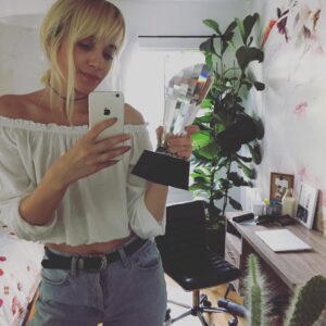 Megan Park Instagram - V v v cool when you get home and there's a dope trophy for directing waiting for you. ☺️☺️☺️