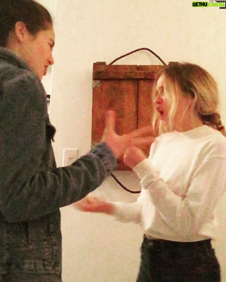 Megan Park - 7.3K Likes - Headbanging to a Broadway showtune is v normal for us. @shailenewoodley (should have seen our leaps honestly they were fire)