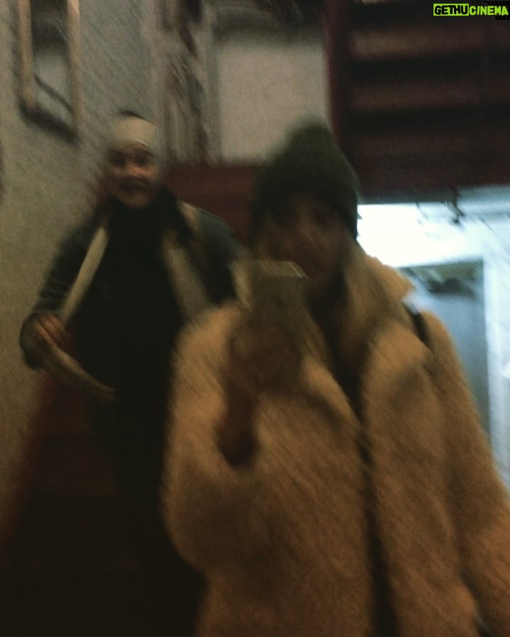 Megan Park Instagram - Boomin in Brooklyn to stay warm w @shailenewoodley Brooklyn, New York