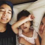 Megan Park Instagram - Three snuggly heads ready to take on another day of fun @austinfilmfest activities! @officialmadeleinemcgraw @kungpao_kitty Austin, Texas