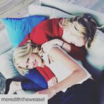 Megan Park Instagram – We hate playing sisters, we hate cuddling and we r clearly miserable 😝😉😍 @merediththeweasel Park City, Utah