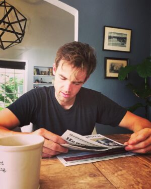 Megan Park Instagram - K Europe, you've had him for a long time and I love you but please send him back now as I miss him terribly 😉💖 @tylerhilton