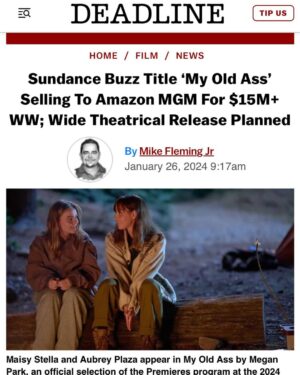 Megan Park Instagram - 🥹🥹🥹 Very overwhelmed and thrilled to have found the perfect home for our movie 🫠🫠🫠