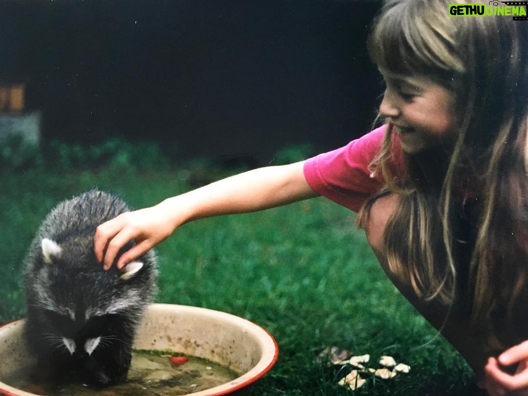 Megan Park - 4.8K Likes - My mom sent me this today and it brought back such sweet memories and childhood hair envy?! (Re raccoon: long story but my mom is essentially dr. doolittle)