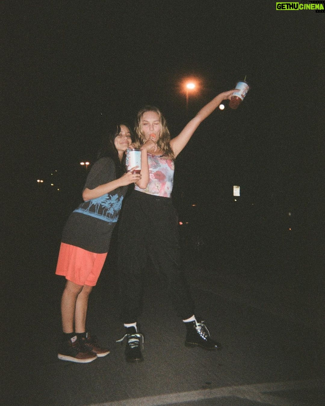 Megan Park Instagram - pt 2 new fallout bts ft lumi’s original tiktok which inspired that scene 😝