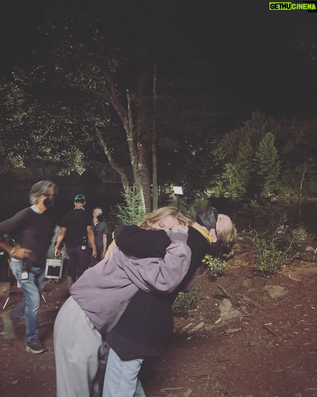 Megan Park Instagram - “My Old Ass” wrap dump part one. Really hard to sum up this ACTUALLY once in a lifetime, magical experience (especially without revealing any of our cast which kills me because I love them an insane amount and they are in most of my pics) but I hope these moments that make me smile somewhat encapsulate the magic. I am so grateful. I’ve never felt such joy going to “work” in my life everyday. Special thank you to the incredible crew and all the geniuses behind the scenes who made this happen. Words fail. ❤️🥹 Muskoka, Ontario